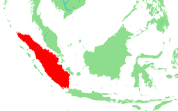 Kaart van Sumatra
